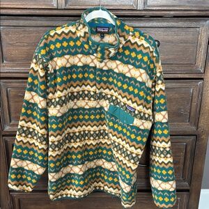 Patagonia Multicolor Geometric Fleece Pullover